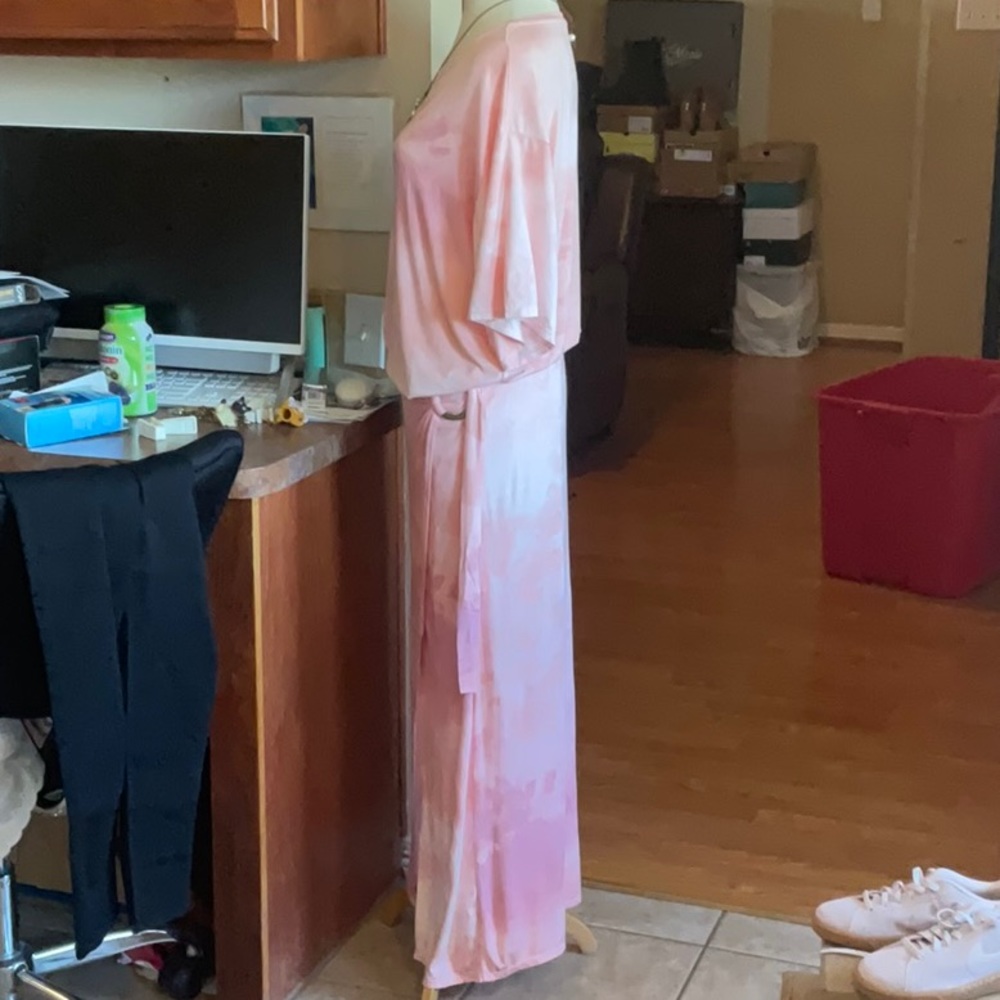 Free People Alyssa Pink Wrap Dress Size M, NWT - Picture 7 of 16